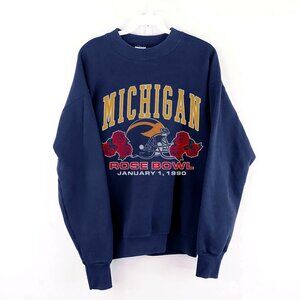 Vintage Michigan Wolverines Rose Bowl Sweatshirt, University of Michigan Shirt